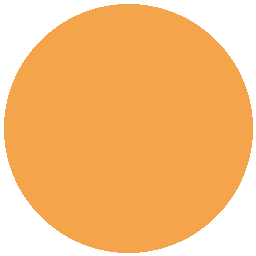 Orange color dot